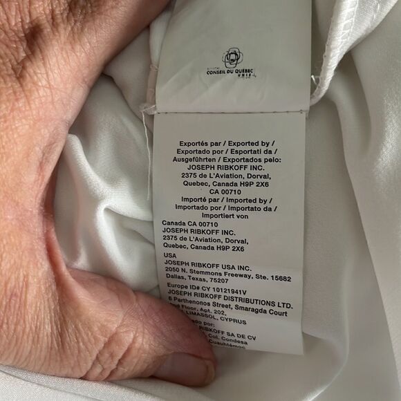 Joseph Ribkoff Split Front /Sides Sheer Size Overlay Gorgeous - Picture 6 of 12